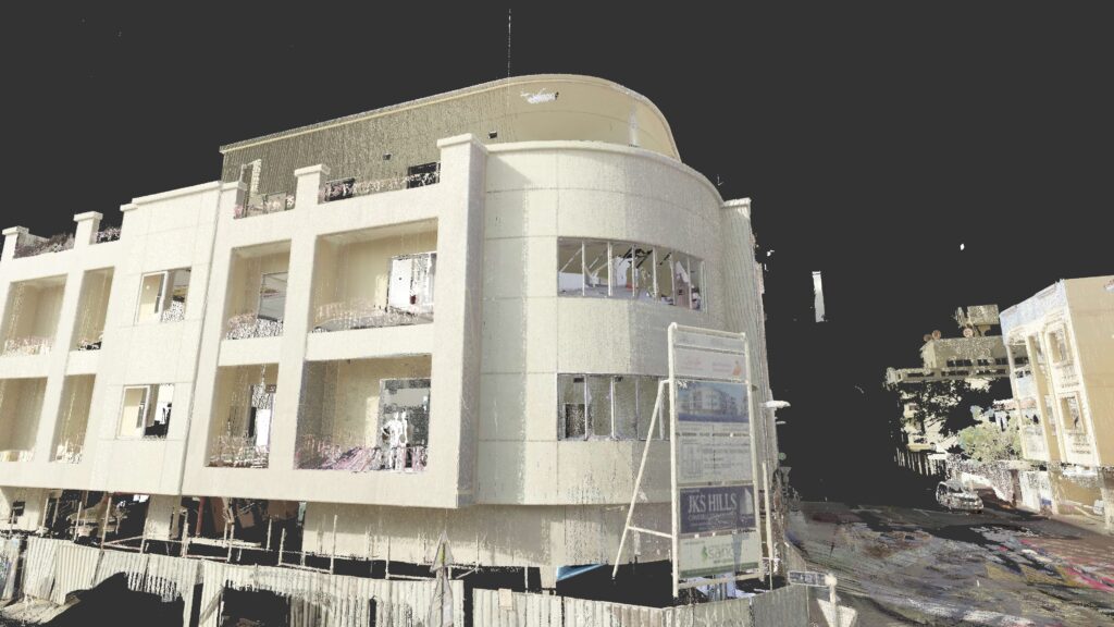 3D Laser Scanning – Al Muteena, Dubai – Residential 3 Story Building